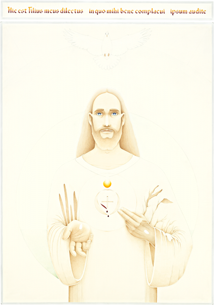 The image and scriptural panels